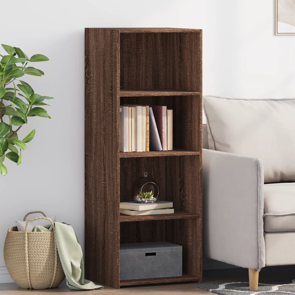 Image Buffet haut chêne marron 45x41x124 cm bois d'ingénierie | Xios Store SNC vidaXL Xios Store SNC