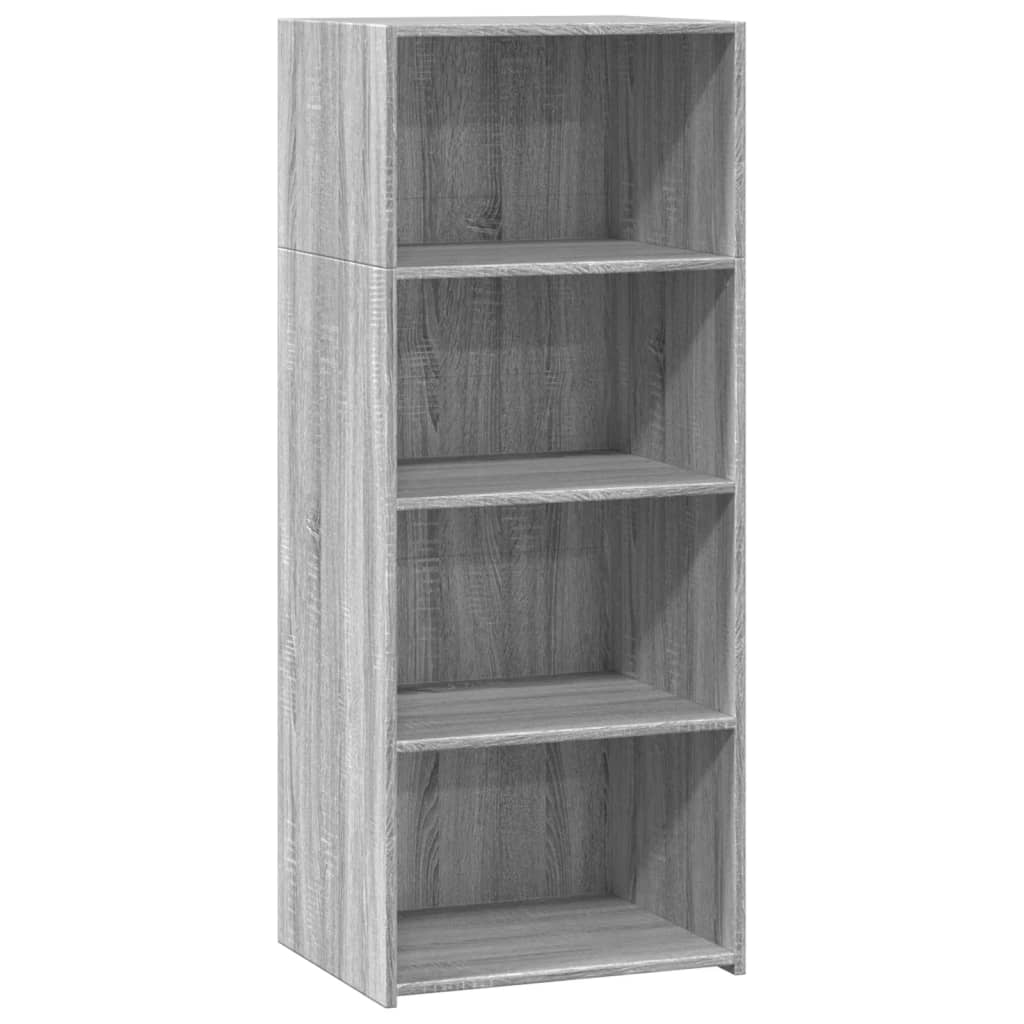 Image Buffet haut sonoma gris 50x41x124 cm bois d'ingénierie | Xios Store SNC vidaXL Xios Store SNC