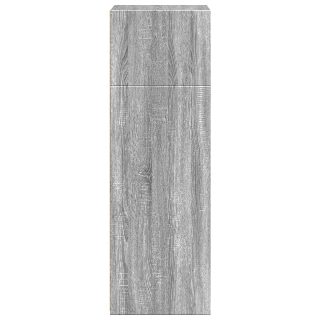 Image Buffet haut sonoma gris 50x41x124 cm bois d'ingénierie | Xios Store SNC vidaXL Xios Store SNC