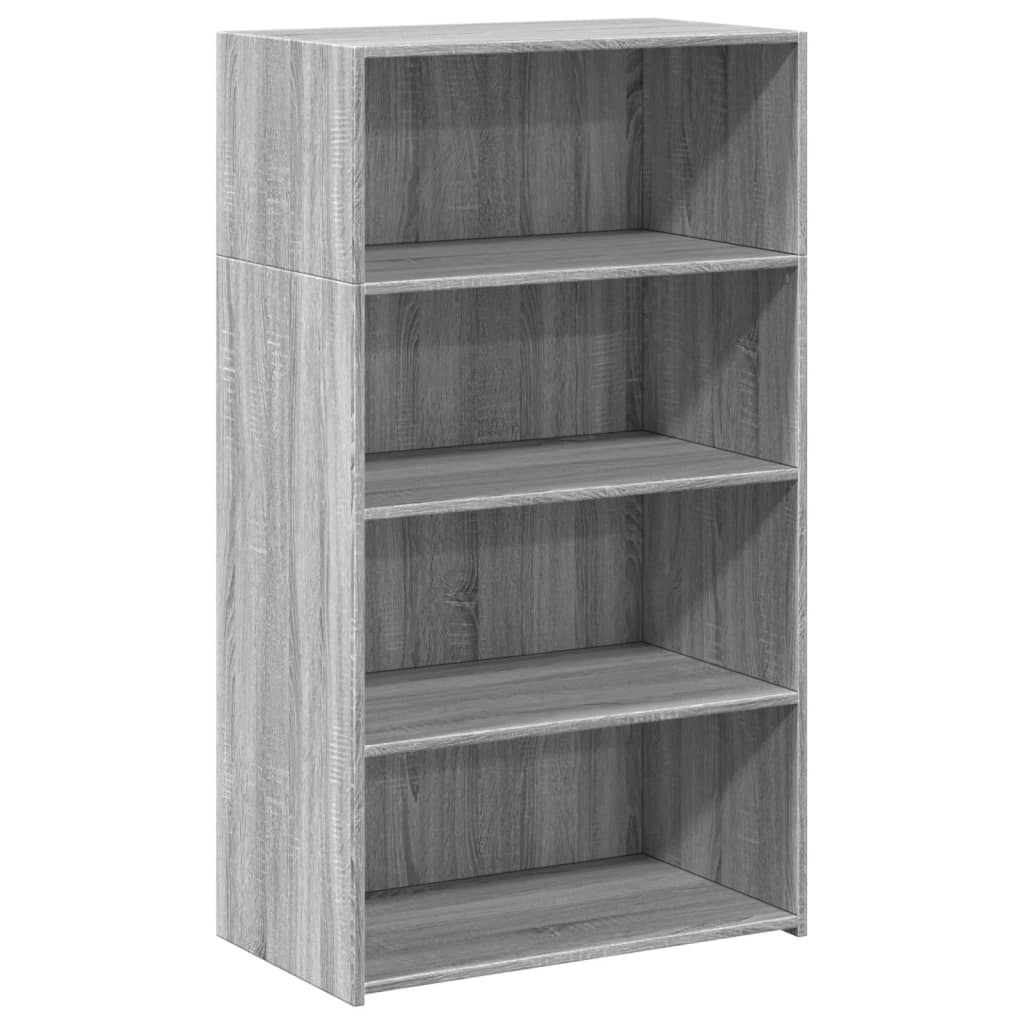 Image Buffet haut sonoma gris 70x41x124 cm bois d'ingénierie | Xios Store SNC vidaXL Xios Store SNC