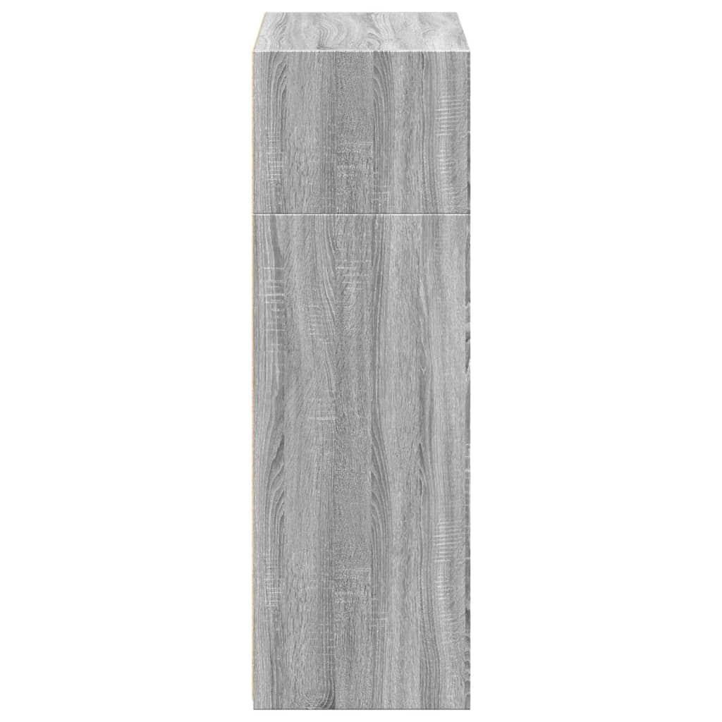 Image Buffet haut sonoma gris 70x41x124 cm bois d'ingénierie | Xios Store SNC vidaXL Xios Store SNC