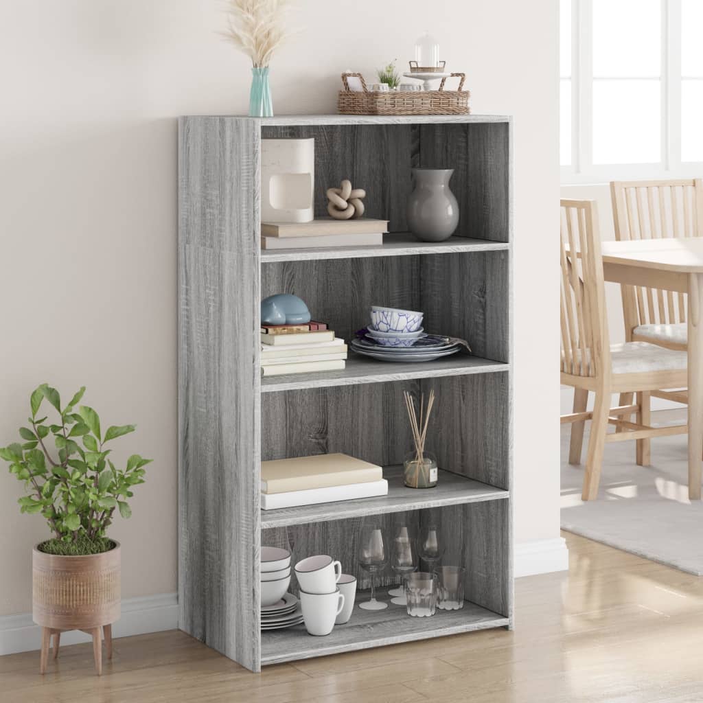 Image Buffet haut sonoma gris 70x41x124 cm bois d'ingénierie | Xios Store SNC vidaXL Xios Store SNC