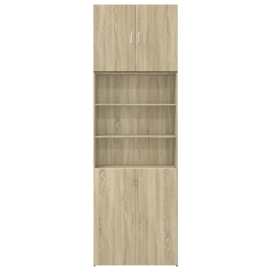 Image Buffet haut chêne sonoma 80x42,5x249 cm bois d'ingénierie | Xios Store SNC vidaXL Xios Store SNC