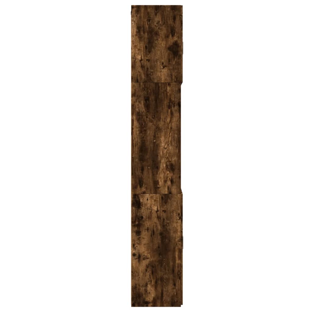 Image Buffet haut chêne fumé 80x42,5x249 cm bois d'ingénierie | Xios Store SNC vidaXL Xios Store SNC