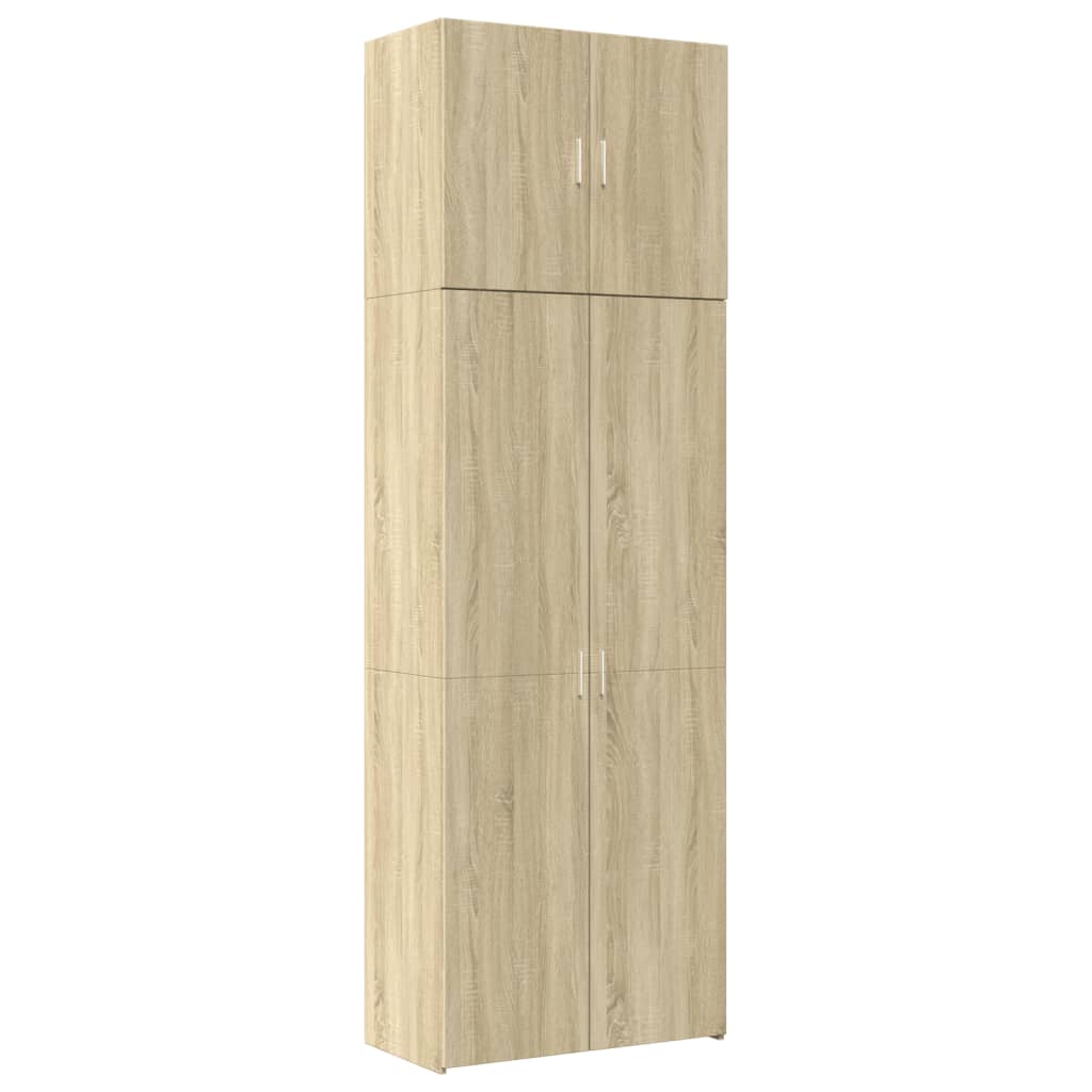 Image Buffet haut chêne sonoma 80x42,5x249 cm bois d'ingénierie | Xios Store SNC vidaXL Xios Store SNC