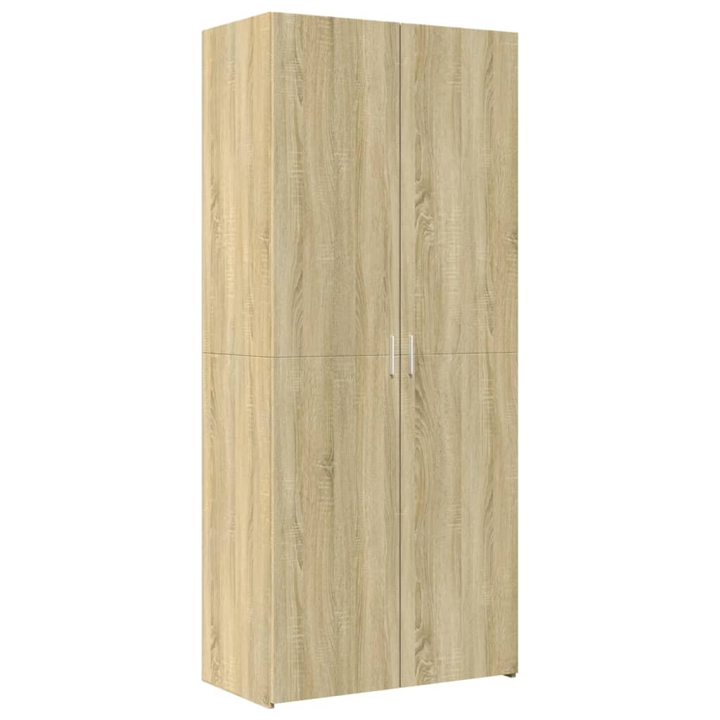 Image Buffet haut chêne sonoma 80x42,5x249 cm bois d'ingénierie | Xios Store SNC vidaXL Xios Store SNC