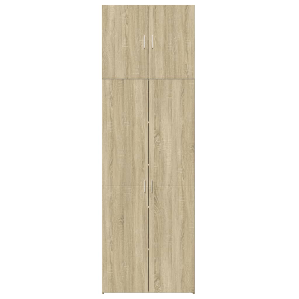 Image Buffet haut chêne sonoma 80x42,5x249 cm bois d'ingénierie | Xios Store SNC vidaXL Xios Store SNC