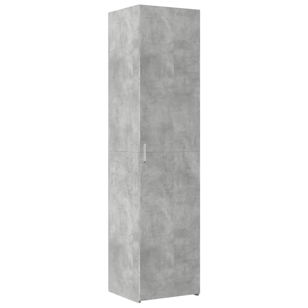 Image Buffet haut gris béton 45x42,5x185 cm bois d'ingénierie | Xios Store SNC vidaXL Xios Store SNC