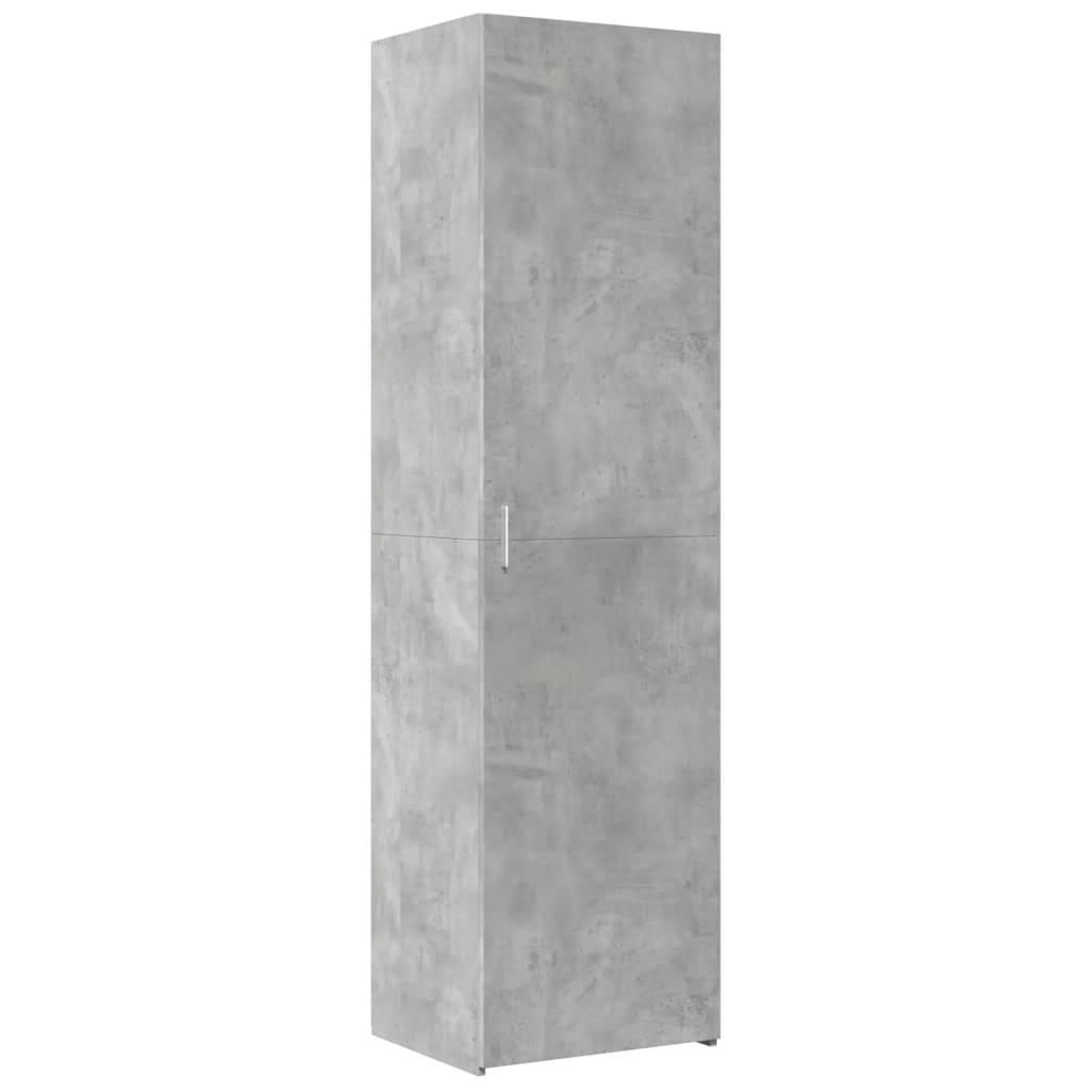 Image Buffet haut gris béton 50x42,5x185 cm bois d'ingénierie | Xios Store SNC vidaXL Xios Store SNC