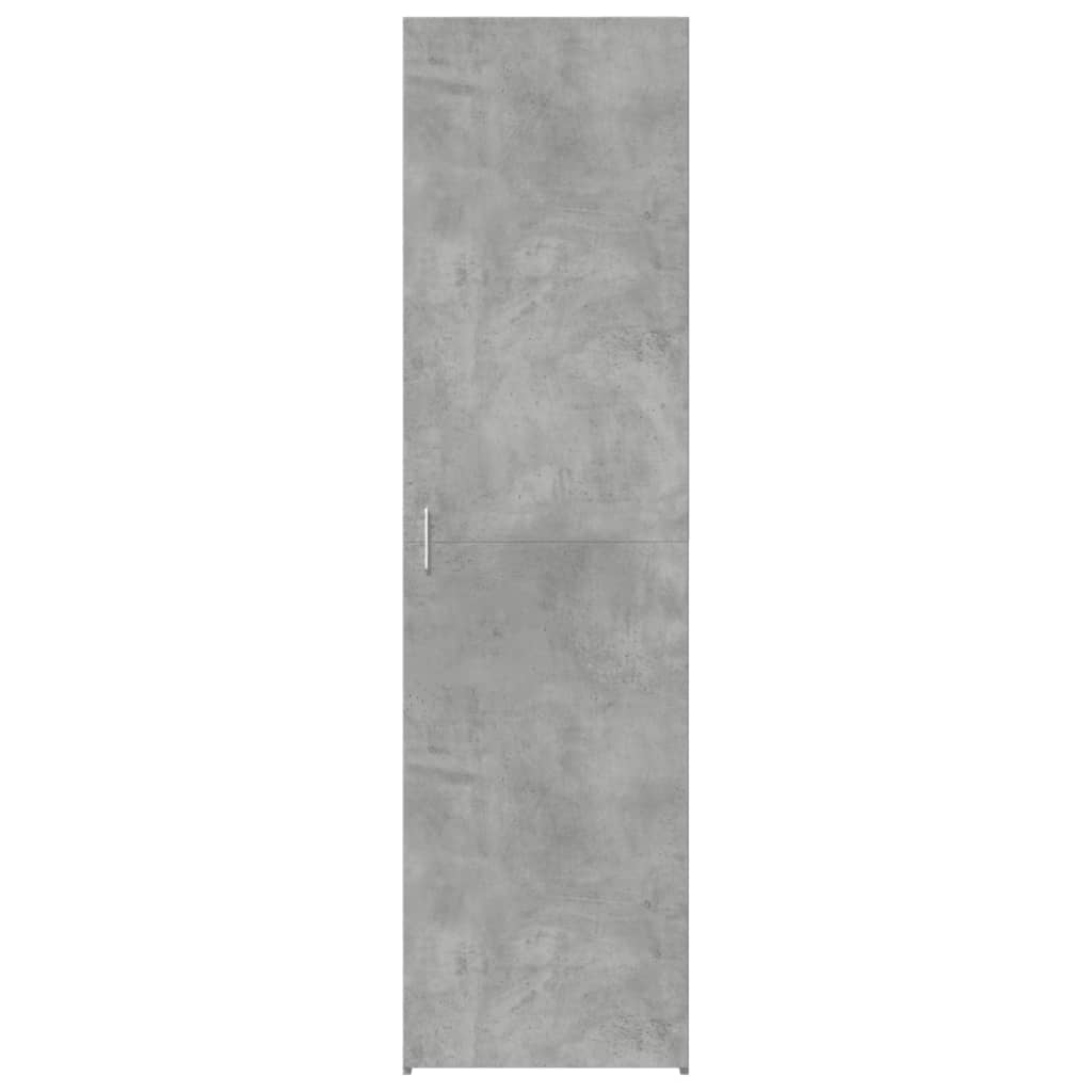 Image Buffet haut gris béton 50x42,5x185 cm bois d'ingénierie | Xios Store SNC vidaXL Xios Store SNC