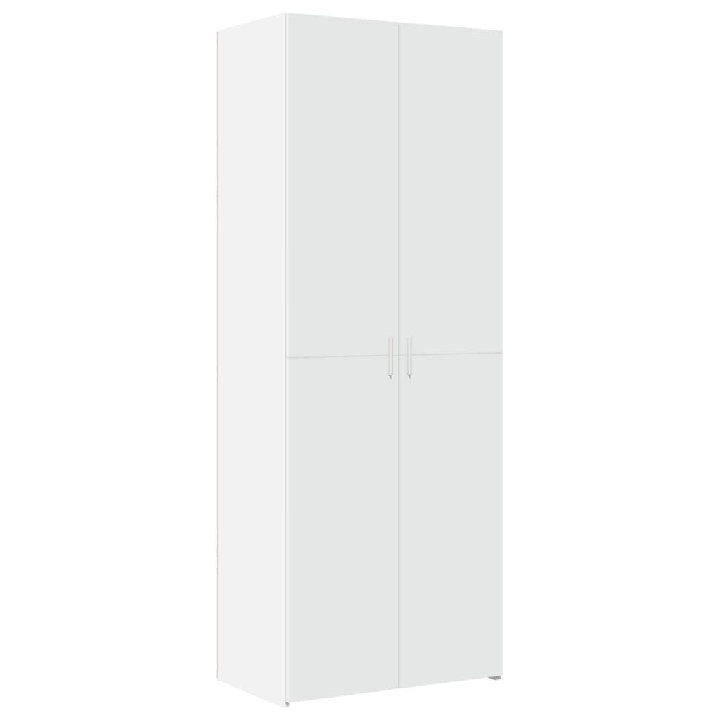 Image Buffet haut blanc 70x42,5x185 cm bois d'ingénierie | Xios Store SNC vidaXL Xios Store SNC