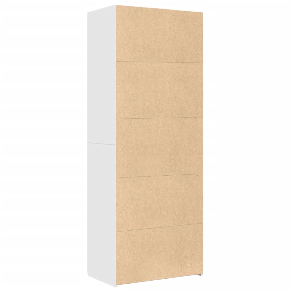 Image Buffet haut blanc 70x42,5x185 cm bois d'ingénierie | Xios Store SNC vidaXL Xios Store SNC