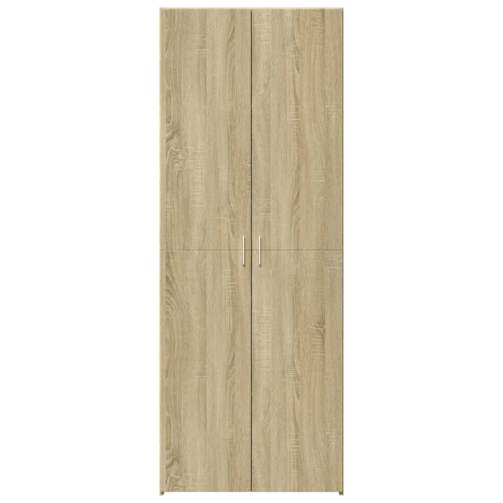 Image Buffet haut chêne sonoma 70x42,5x185 cm bois d'ingénierie | Xios Store SNC vidaXL Xios Store SNC