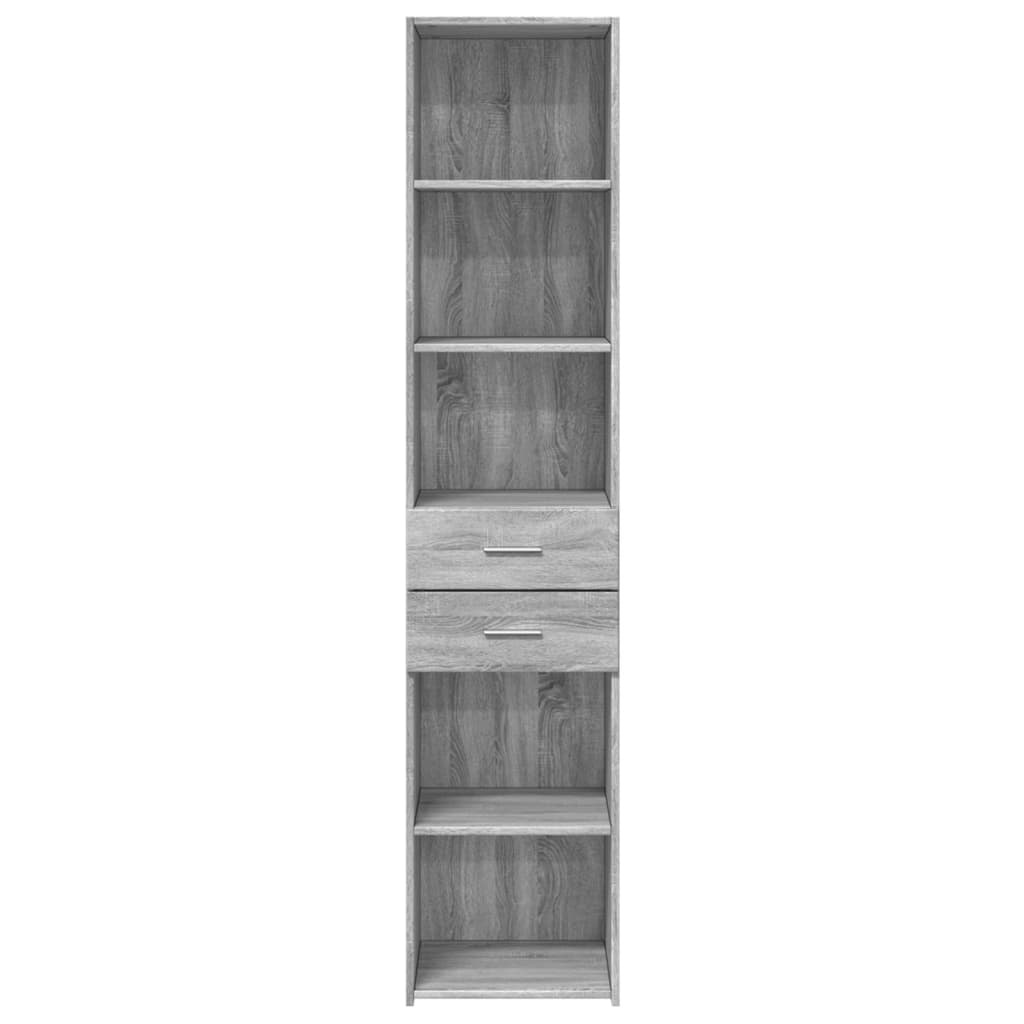 Image Buffet haut sonoma gris 40x42,5x185 cm bois d'ingénierie | Xios Store SNC vidaXL Xios Store SNC