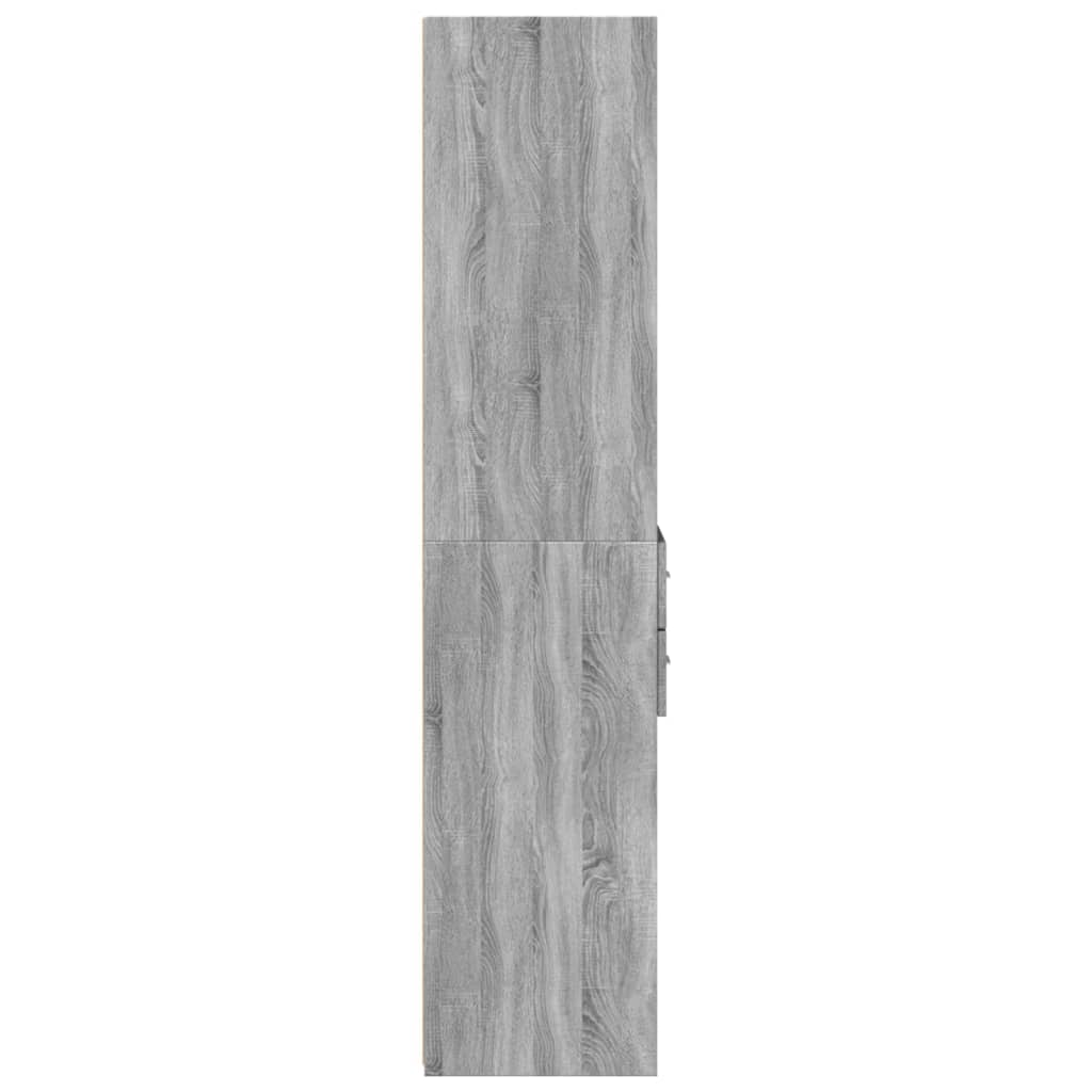 Image Buffet haut sonoma gris 40x42,5x185 cm bois d'ingénierie | Xios Store SNC vidaXL Xios Store SNC