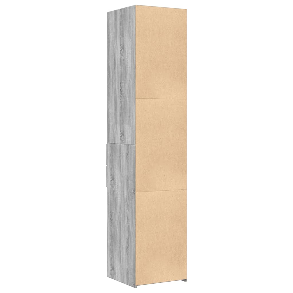 Image Buffet haut sonoma gris 40x42,5x185 cm bois d'ingénierie | Xios Store SNC vidaXL Xios Store SNC