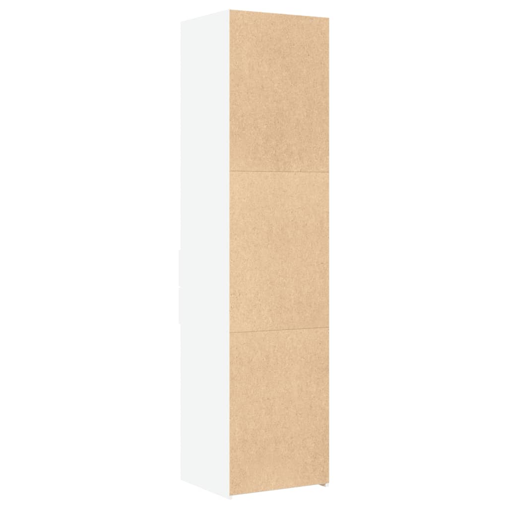 Image Buffet haut blanc 45x42,5x185 cm bois d'ingénierie | Xios Store SNC vidaXL Xios Store SNC