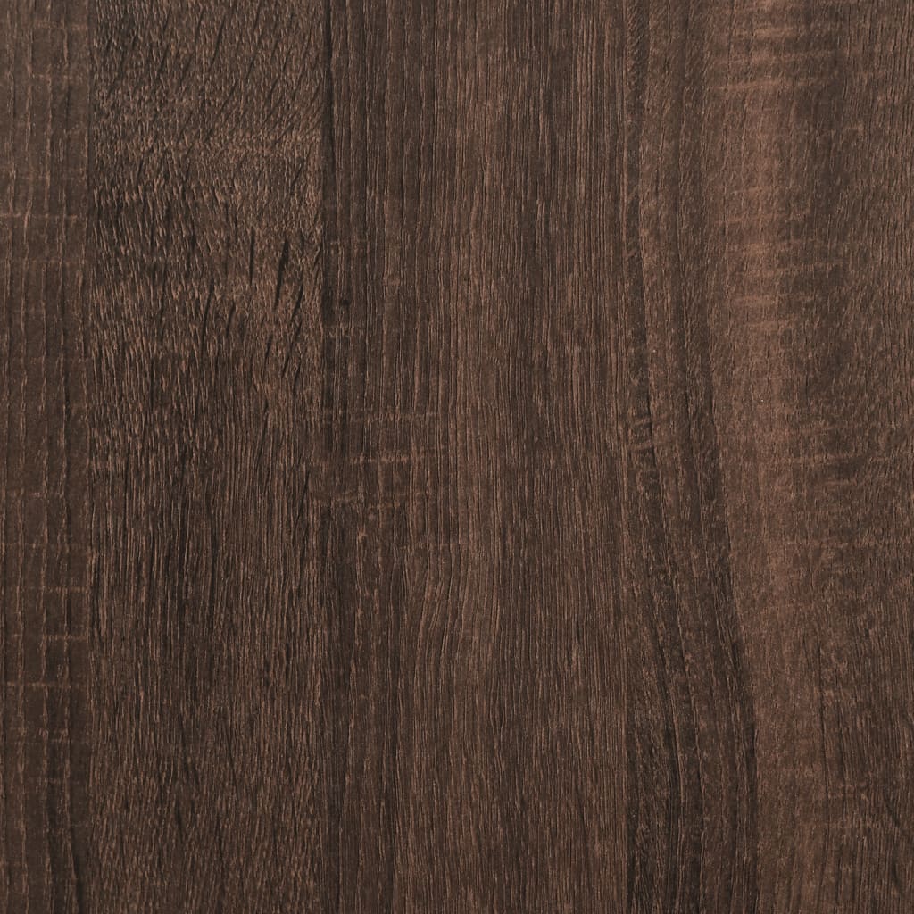 Image Buffet haut chêne marron 45x42,5x185 cm bois d'ingénierie | Xios Store SNC vidaXL Xios Store SNC