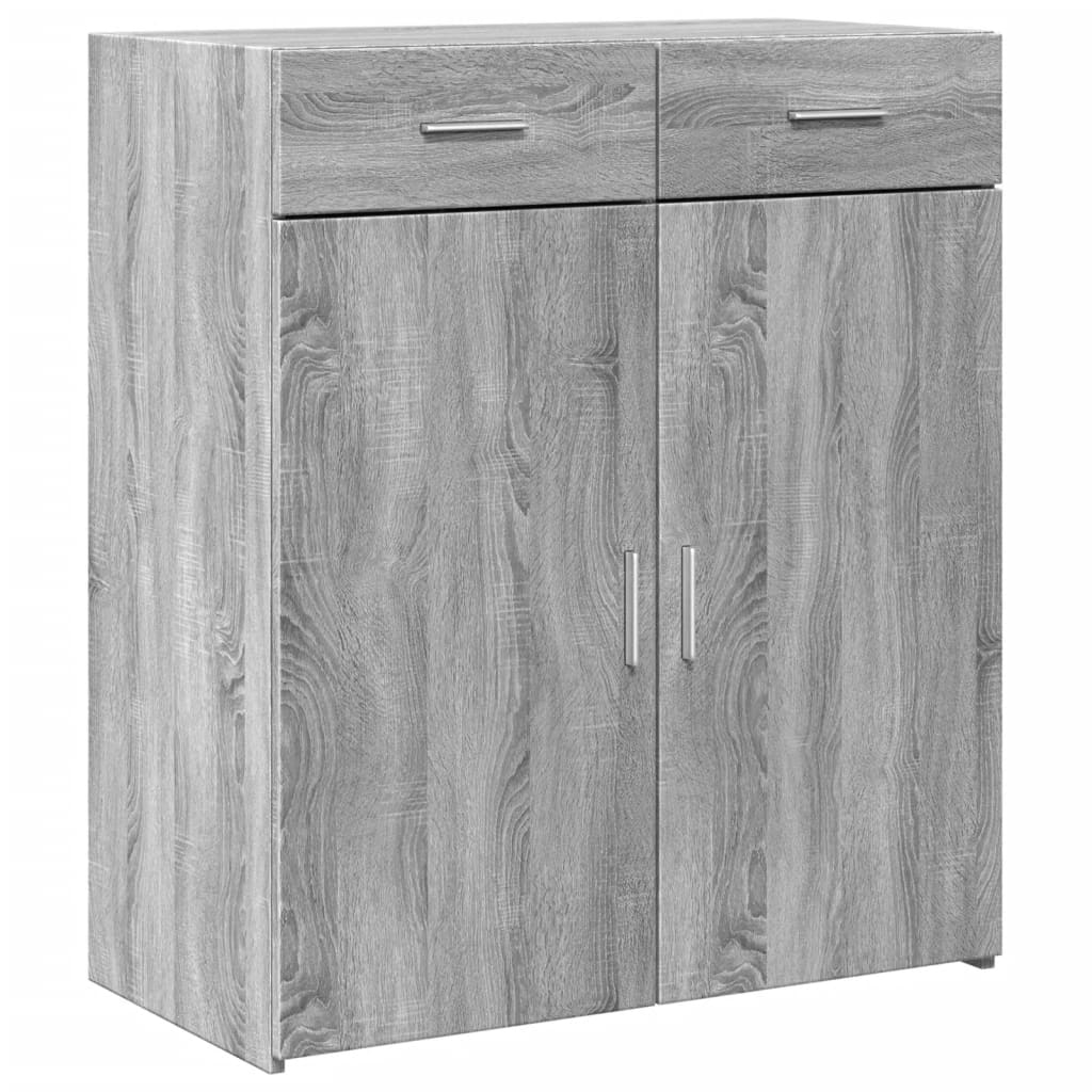 Image Buffet sonoma gris 80x42,5x93 cm bois d'ingénierie | Xios Store SNC vidaXL Xios Store SNC