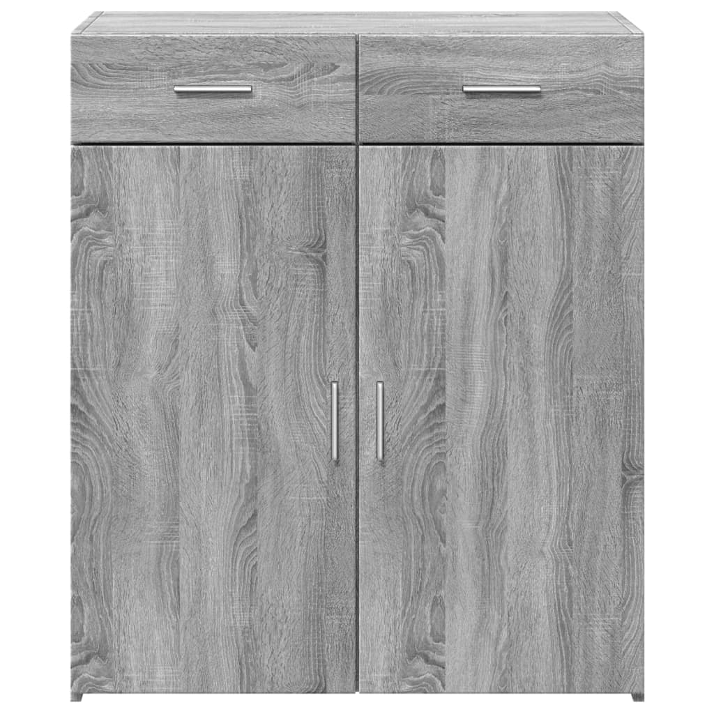 Image Buffet sonoma gris 80x42,5x93 cm bois d'ingénierie | Xios Store SNC vidaXL Xios Store SNC