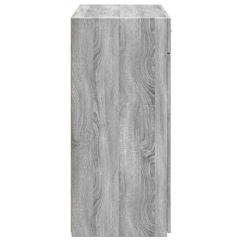 Image Buffet sonoma gris 80x42,5x93 cm bois d'ingénierie | Xios Store SNC vidaXL Xios Store SNC