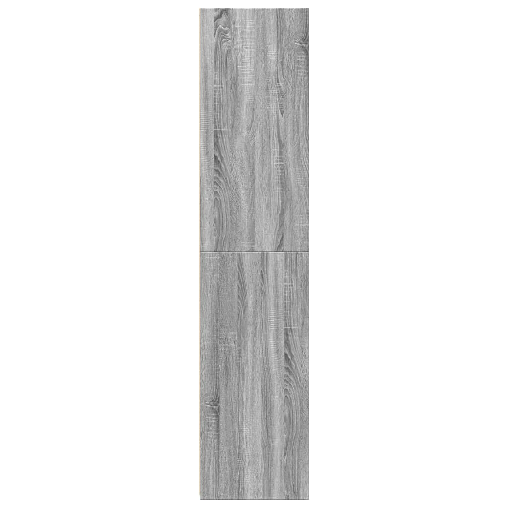 Image Buffet haut sonoma gris 40x41x185 cm bois d'ingénierie | Xios Store SNC vidaXL Xios Store SNC