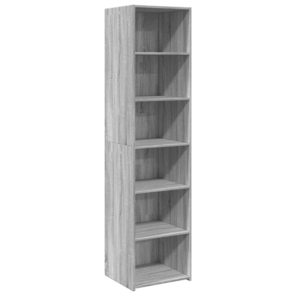 Image Buffet haut sonoma gris 45x41x185 cm bois d'ingénierie | Xios Store SNC vidaXL Xios Store SNC