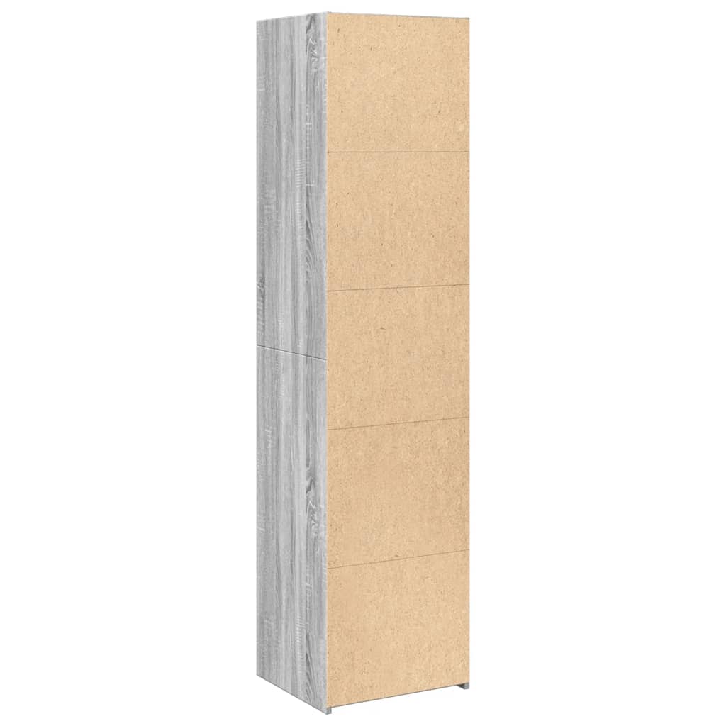 Image Buffet haut sonoma gris 45x41x185 cm bois d'ingénierie | Xios Store SNC vidaXL Xios Store SNC