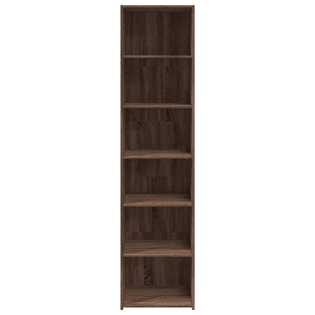 Image Buffet haut chêne marron 45x41x185 cm bois d'ingénierie | Xios Store SNC vidaXL Xios Store SNC