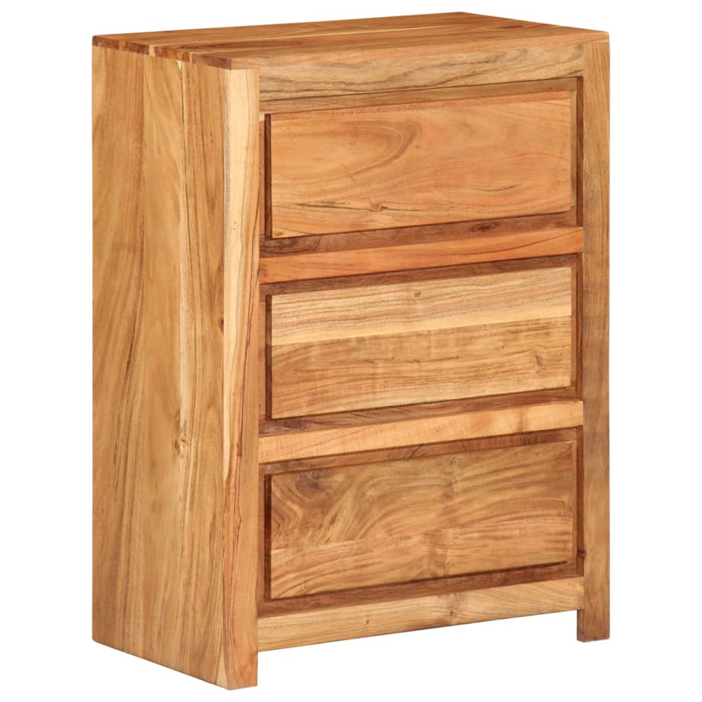 Image Armoire à tiroirs 55x33x75 cm bois d'acacia massif | Xios Store SNC vidaXL Xios Store SNC