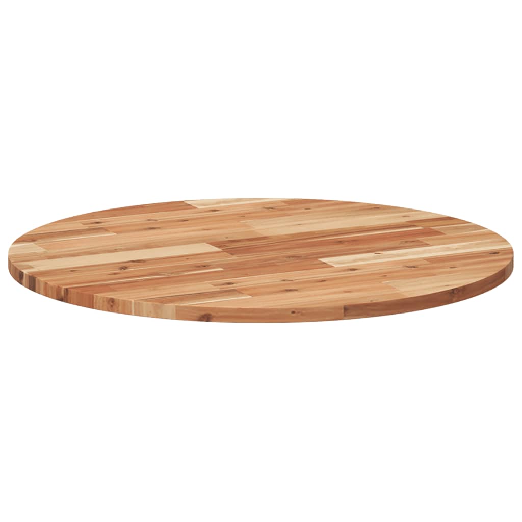 Dessus de table rond Ø70x2 cm bois massif d'acacia Plateaux de table vidaXL