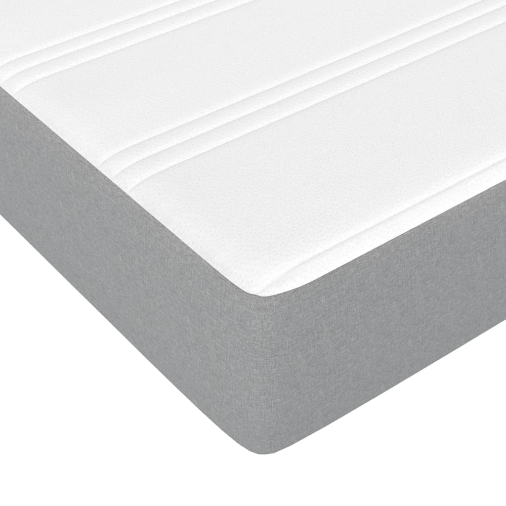 Lit avec matelas blanc 120x200 cm bois massif de pin Lits & cadres de lit vidaXL   