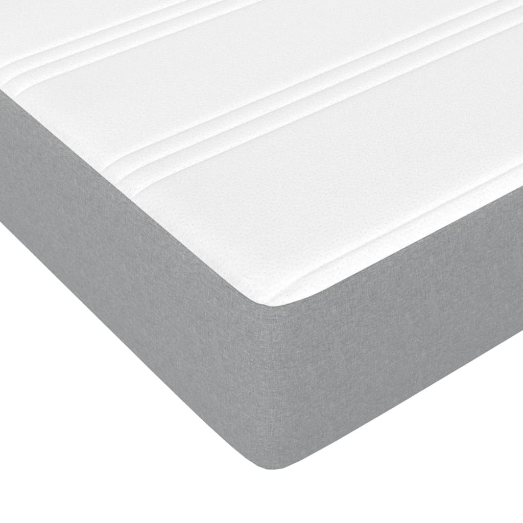 Lit avec matelas blanc 90x190 cm bois massif de pin Lits & cadres de lit vidaXL   