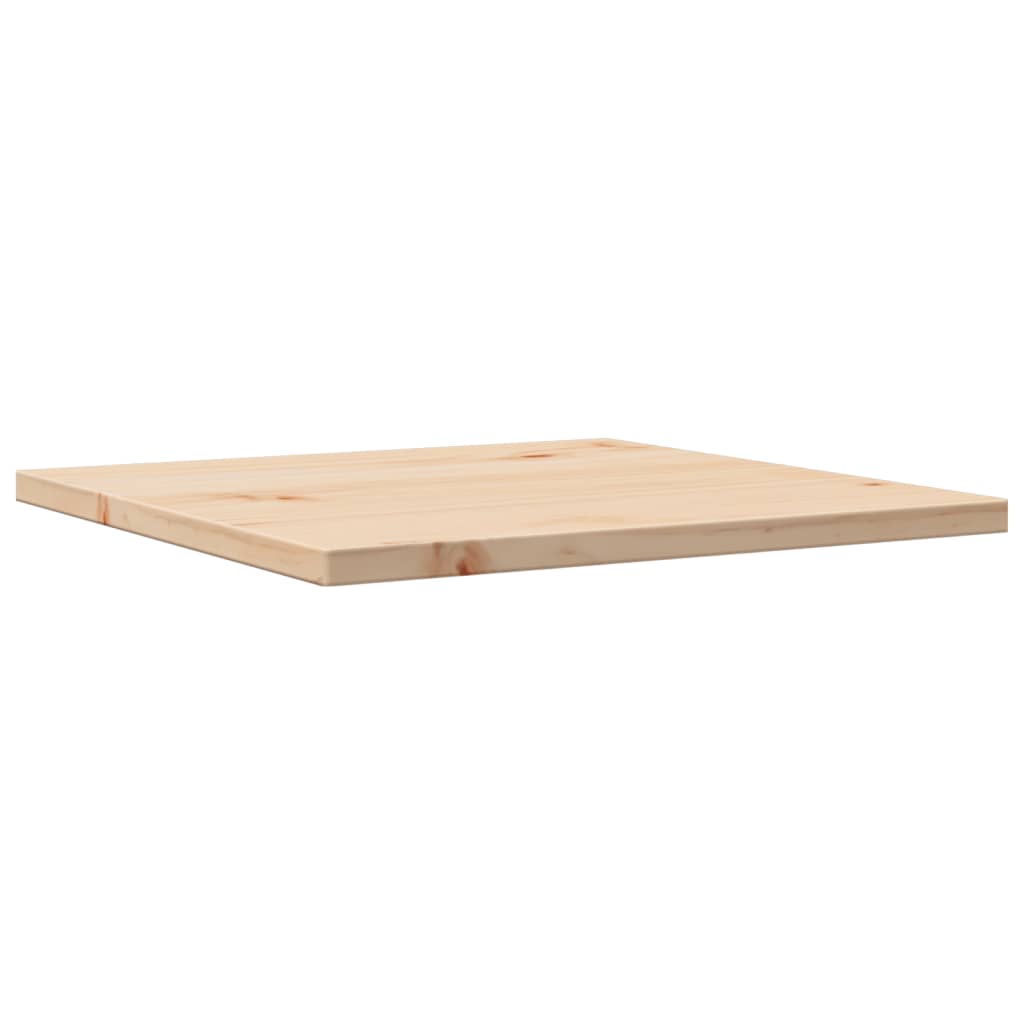 Dessus de table 50x50x1,7 cm carré bois de pin massif Plateaux de table vidaXL   