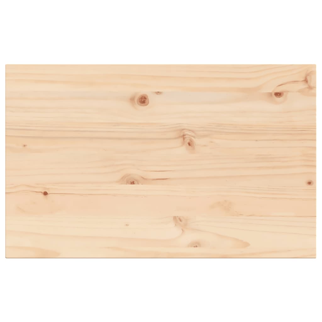 Dessus de table 80x50x1,7 cm rectangulaire bois de pin massif Plateaux de table vidaXL   