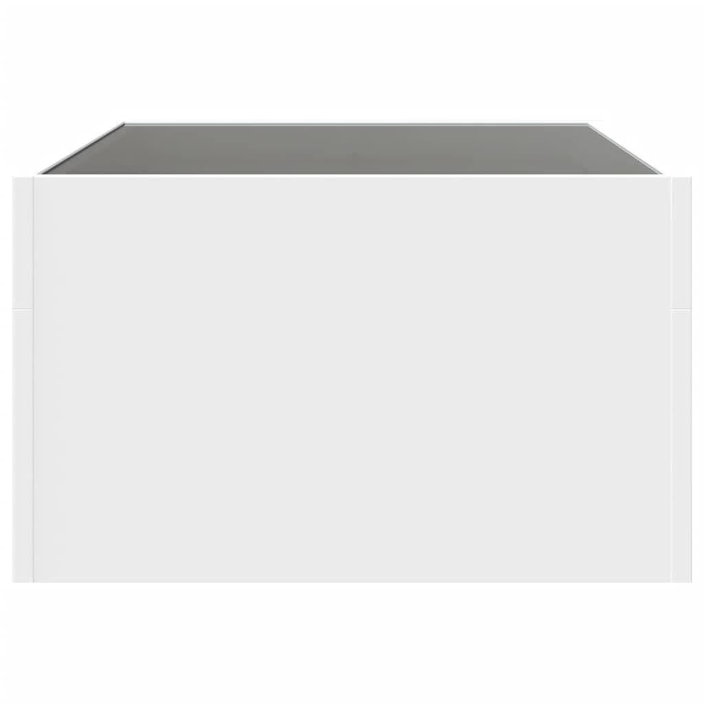 Table basse avec LED infini blanc 70x50x30 cm Tables basses vidaXL   