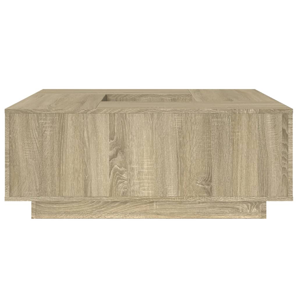 Table basse chêne sonoma 100x100x40 cm bois d'ingénierie Tables basses vidaXL   