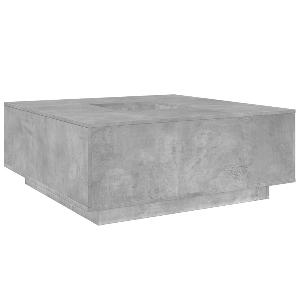 Table basse gris béton 100x100x40 cm bois d'ingénierie Tables basses vidaXL   