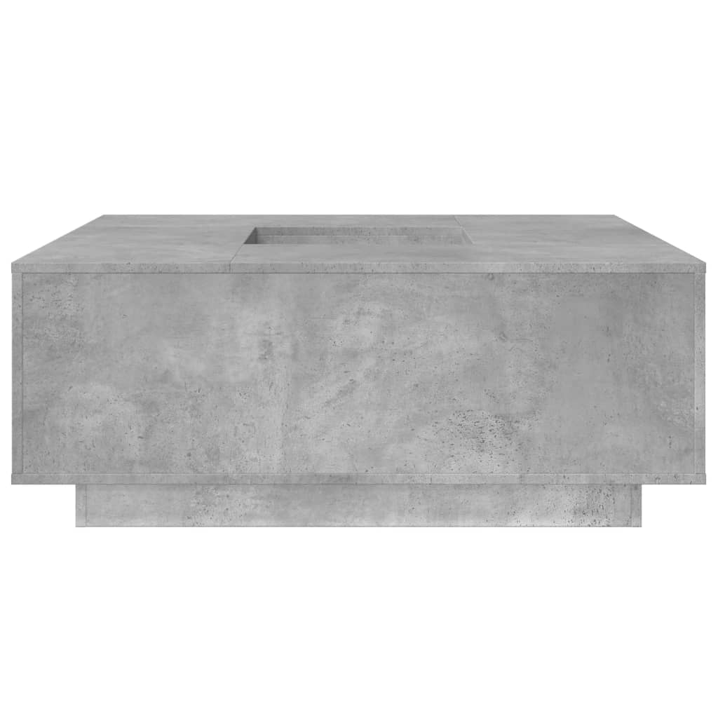 Table basse gris béton 100x100x40 cm bois d'ingénierie Tables basses vidaXL   