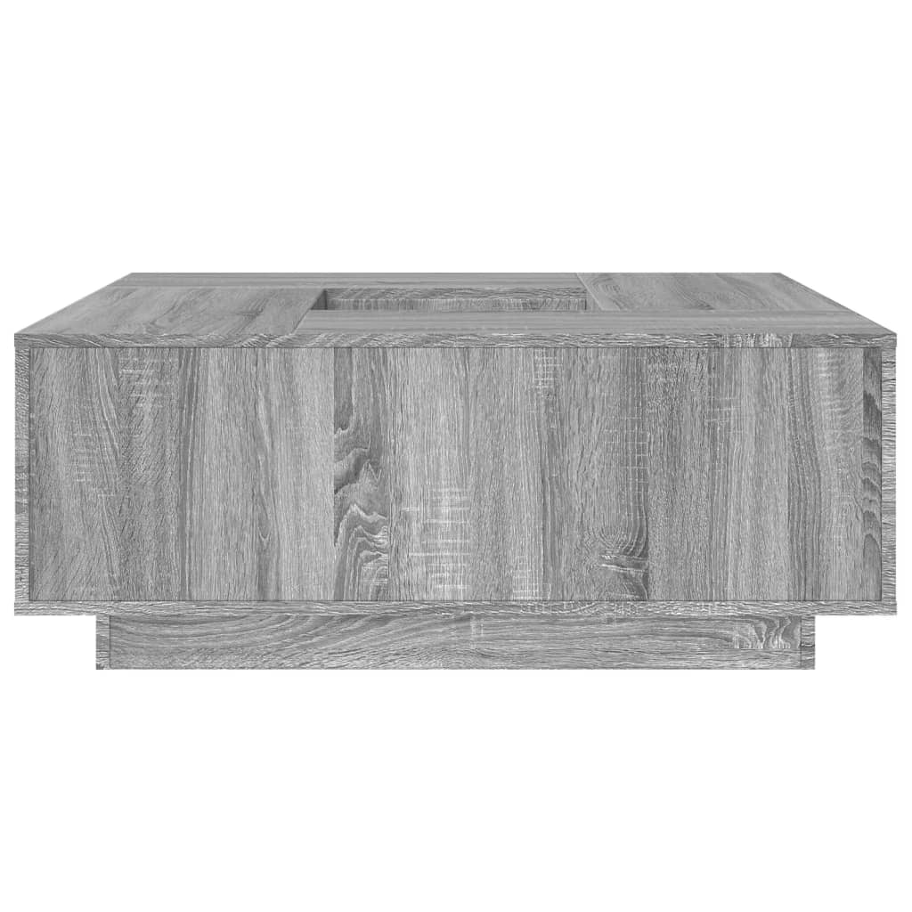 Table basse sonoma gris 100x100x40 cm bois d'ingénierie Tables basses vidaXL   