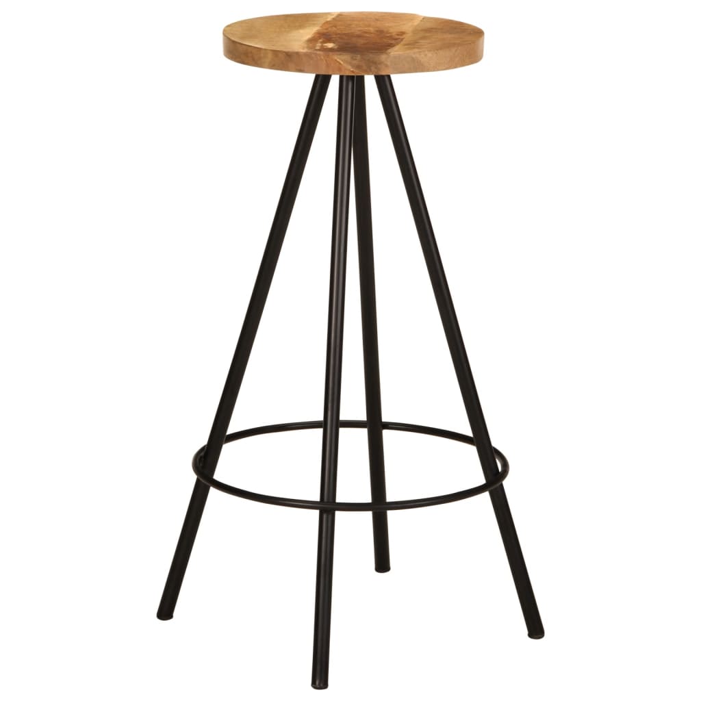 Ensemble de bar 7 pcs bois de manguier massif Meubles de salle à manger vidaXL   