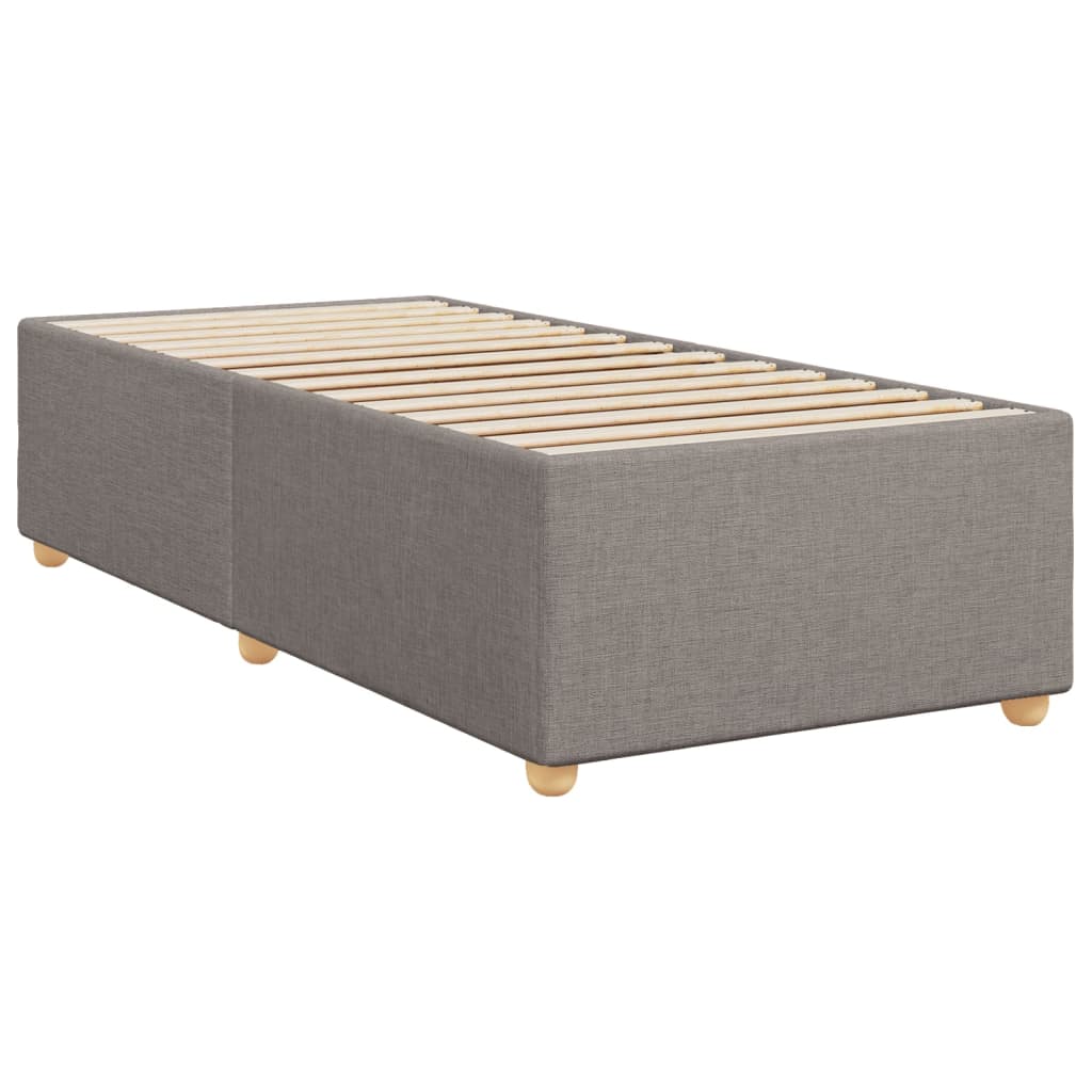 Cadre de lit Taupe 90x200 cm Tissu Lits & cadres de lit vidaXL   