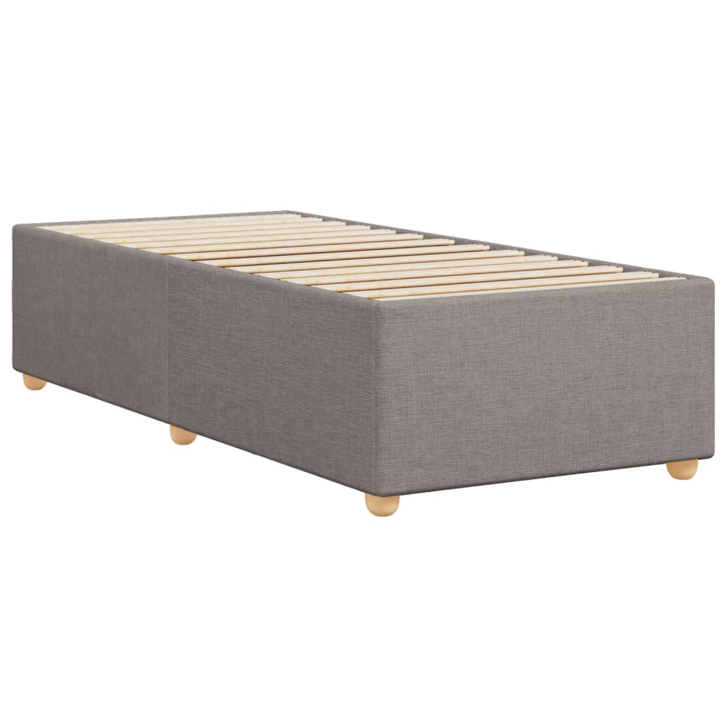 Cadre de lit Taupe 90x200 cm Tissu Lits & cadres de lit vidaXL   