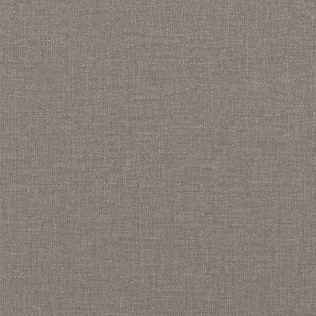 Cadre de lit Taupe 100x200 cm Tissu Lits & cadres de lit vidaXL   