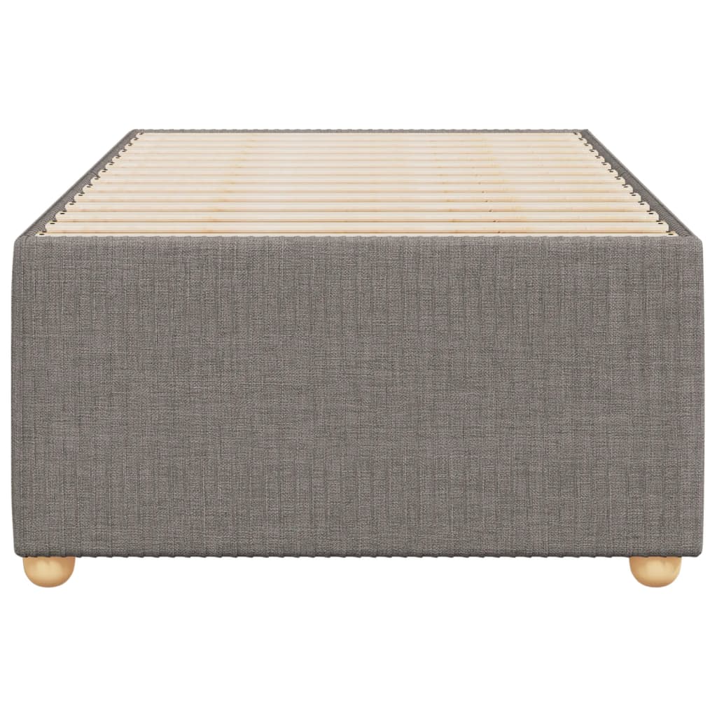 Cadre de lit Taupe 90x200 cm Tissu Lits & cadres de lit vidaXL   