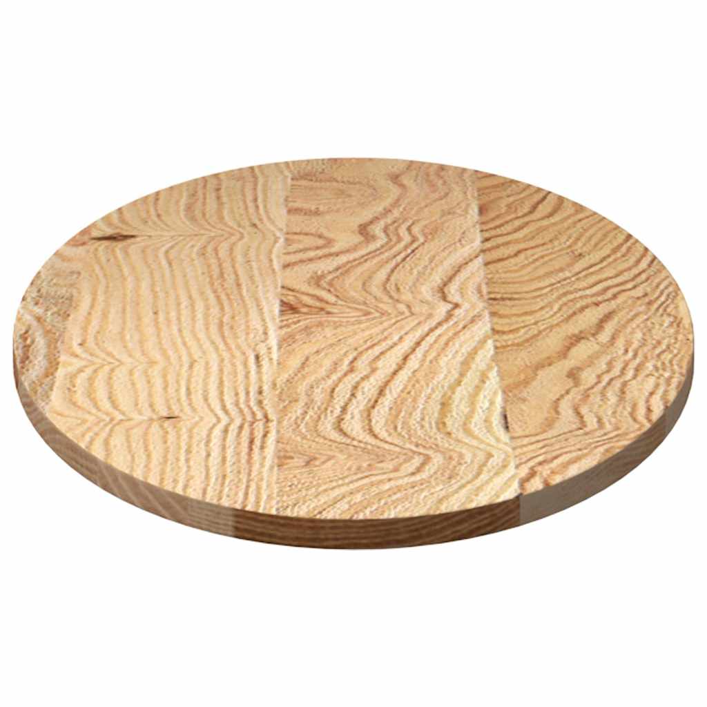 Dessus de table 100x50x2 cm bois de chêne massif ovale Plateaux de table vidaXL   