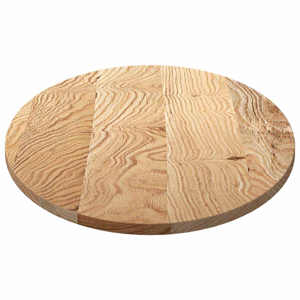 Dessus de table 120x60x2 cm bois de chêne massif ovale Plateaux de table vidaXL   