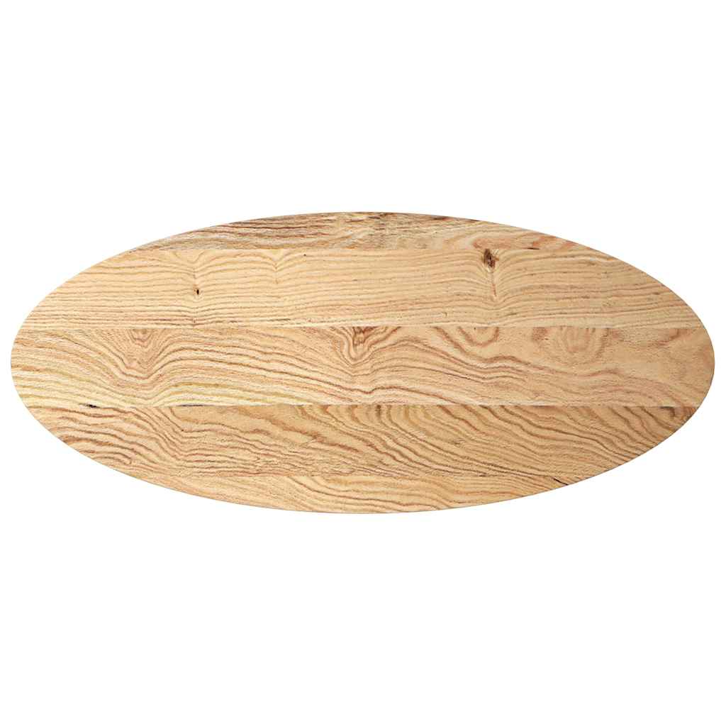 Dessus de table 140x60x2 cm bois de chêne massif ovale Plateaux de table vidaXL   