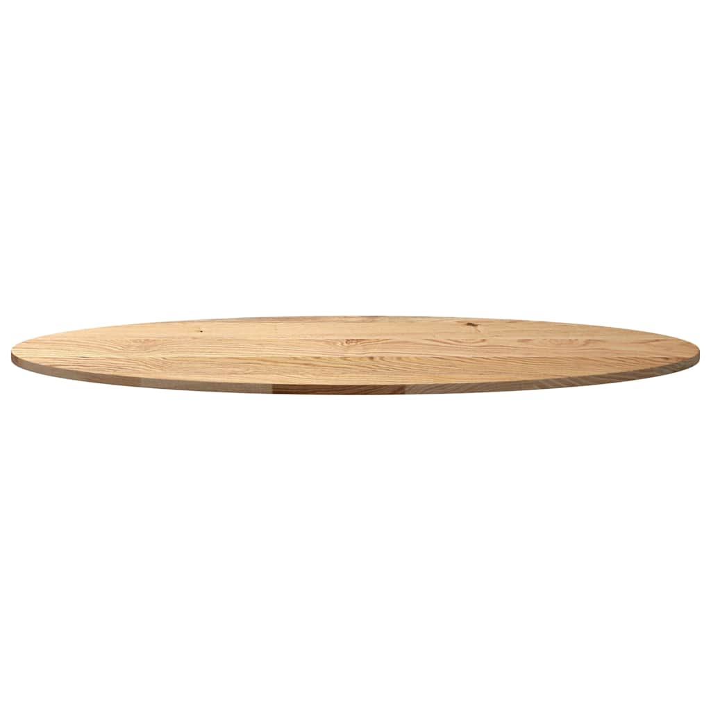 Dessus de table 140x60x2 cm bois de chêne massif ovale Plateaux de table vidaXL   