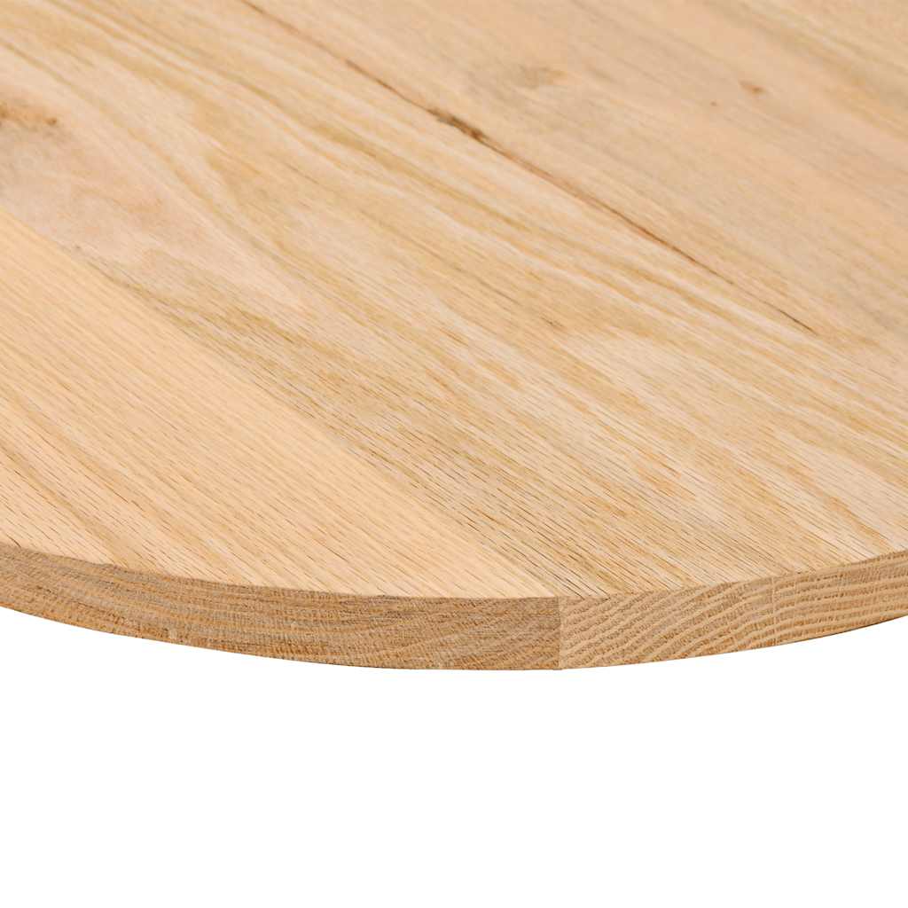 Dessus de table 140x60x2 cm bois de chêne massif ovale Plateaux de table vidaXL   